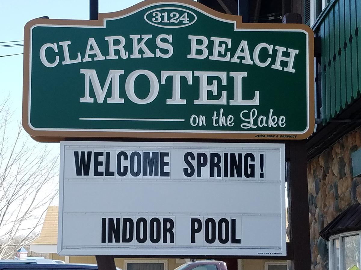 Clark'S Beach Motel Old Forge Dış mekan fotoğraf